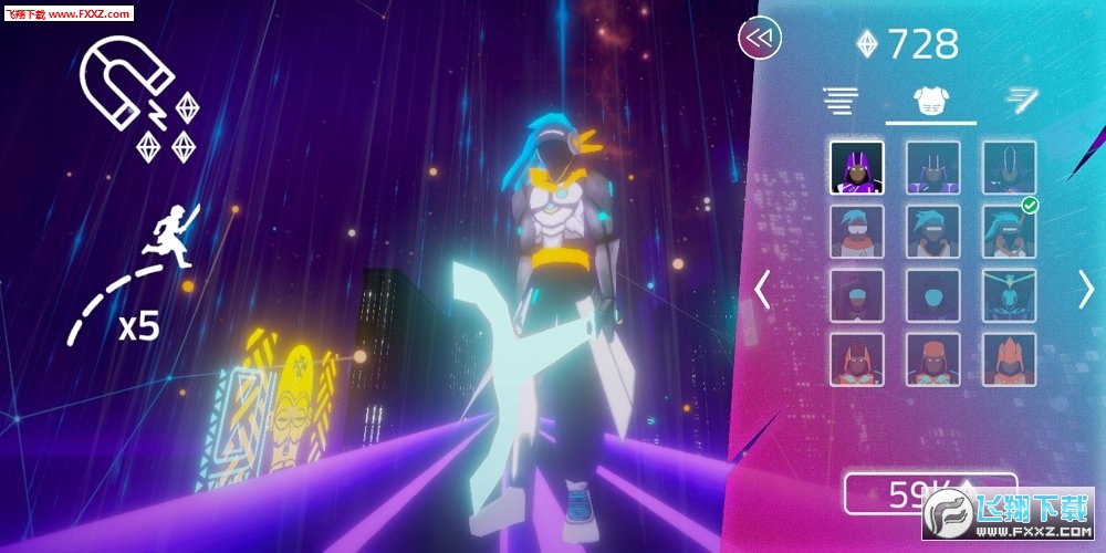 Slashrun(賽博朋克城市手機版)v1.0截圖2