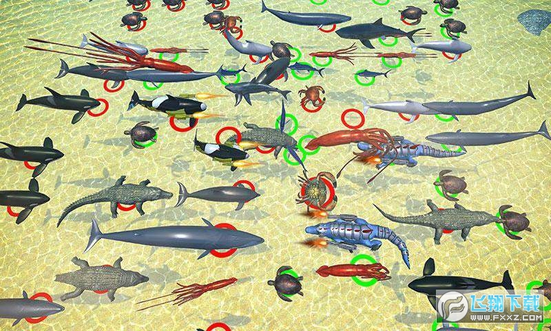 海怪史詩般的戰鬥新的戰鬥模擬器(Sea Animal Battle Simulator)v1.0.5最新版截圖1