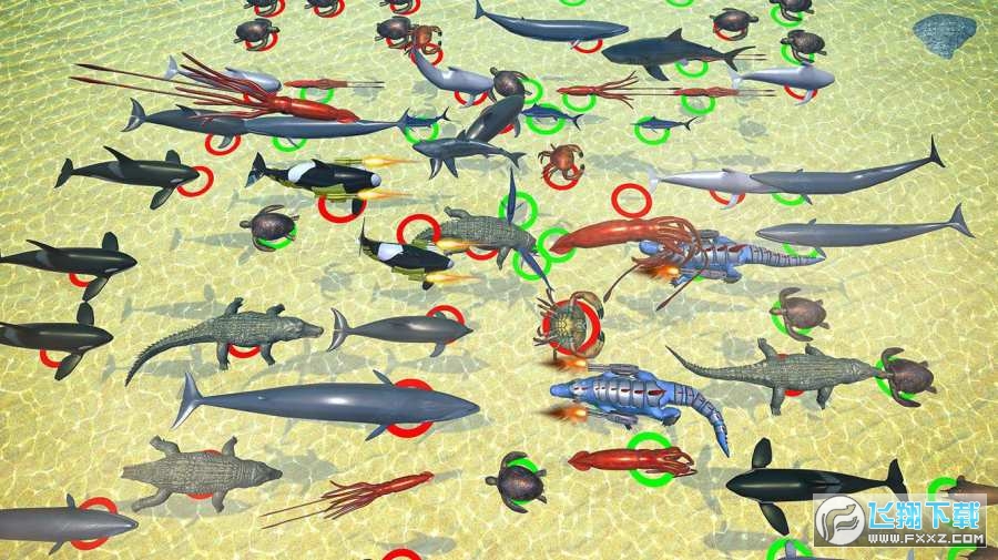 海怪史詩般的戰鬥新的戰鬥模擬器(Sea Animal Battle Simulator)v1.0.5最新版截圖2