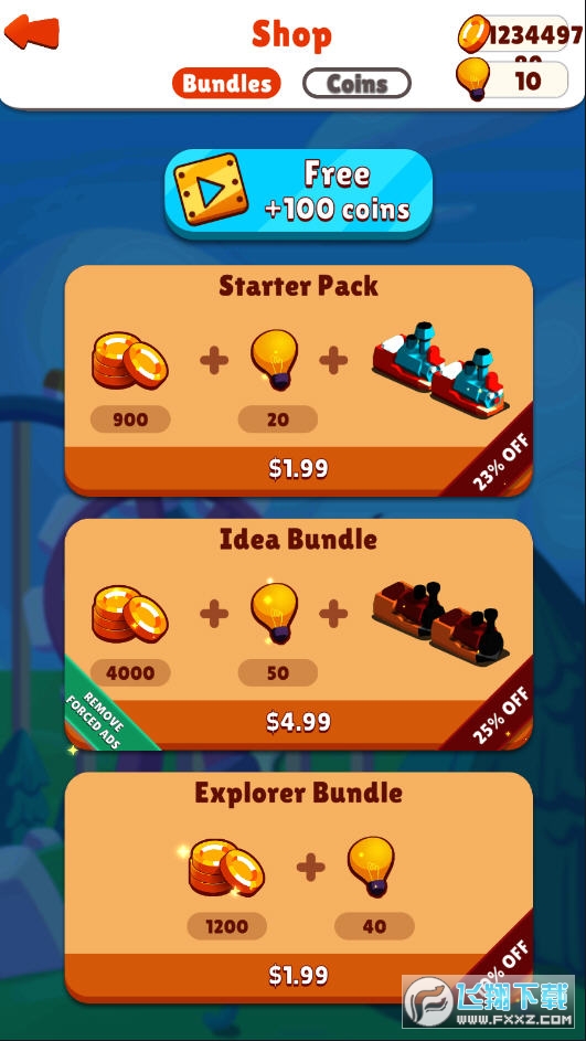 過山車建造者第二次進入獲取大量金幣1.2.12安卓版截圖2