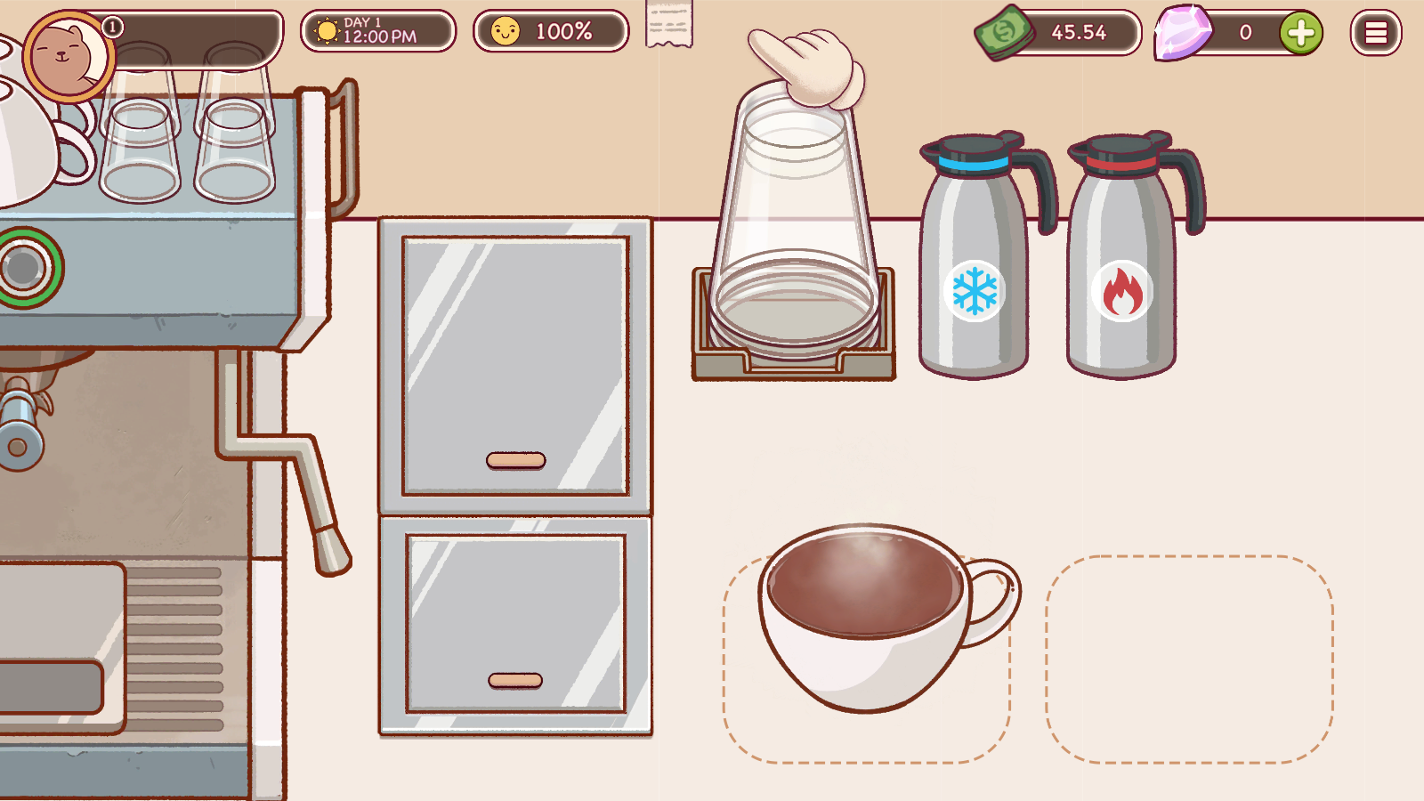 可口的咖啡美味的咖啡無限鈔票免廣告版v1.4.5最新版截圖0