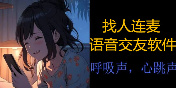 找人連麥語音交友軟件合集_可以語音開麥的社交軟件_一對一語音連麥的軟件