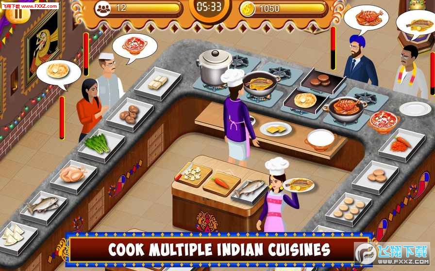 Indian food restaurant kitchen story cooking games׿v1.2؈D1