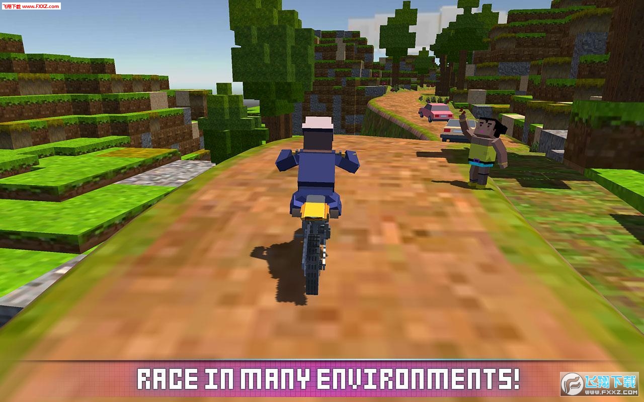 Blocky Moto Bike SIM 2017(ģMKĦ܇׿)؈D1