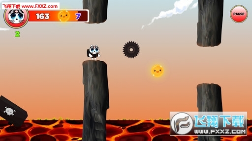 Kitty Ninja over lava(Sʽ)؈D2