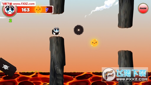 Kitty Ninja over lava(S[)1.0؈D3