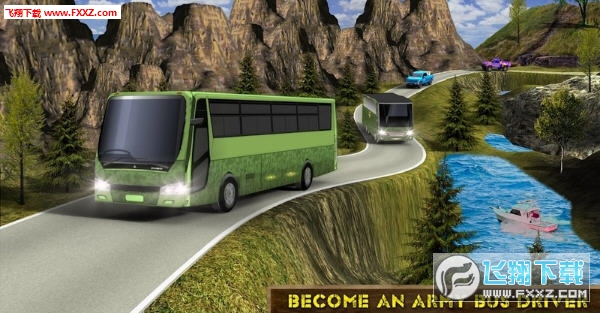 Real Army Bus Simulator 2018 C Transporter Games܊꠰ʿģM2018׿؈D1