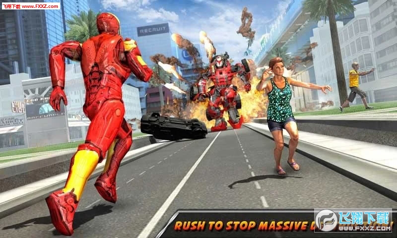 Flying Superhero Real Robot Rescue Mission(wЙC˾ԮЄ)v1.0 ׿؈D3