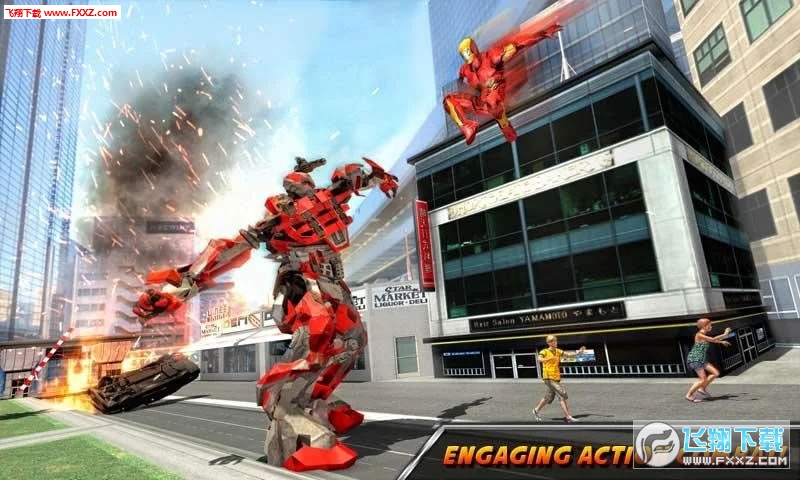 Flying Superhero Real Robot Rescue Mission(wЙC˾ԮЄ)v1.0 ׿؈D0