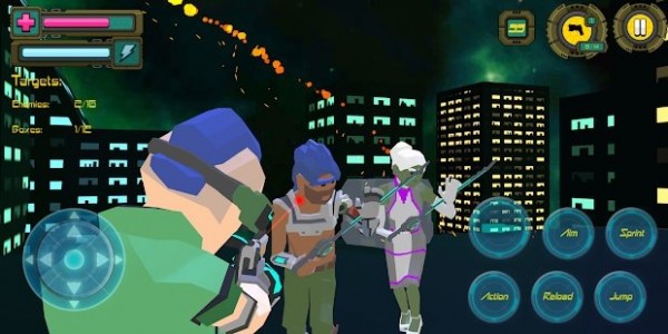 Polygon Crime Shooting: Future Cyber City 77(°)v1.05׿؈D0