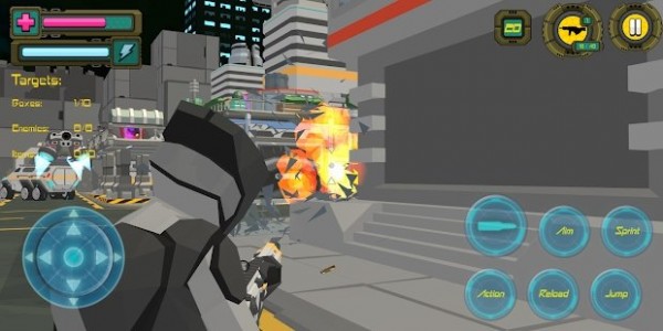Polygon Crime Shooting: Future Cyber City 77(°)v1.05׿؈D1