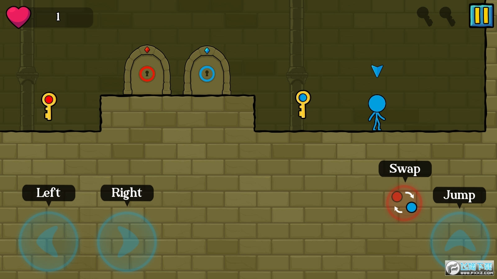 Red & Blue Stickman 2(tc{޸İ)1.4.2׿؈D1