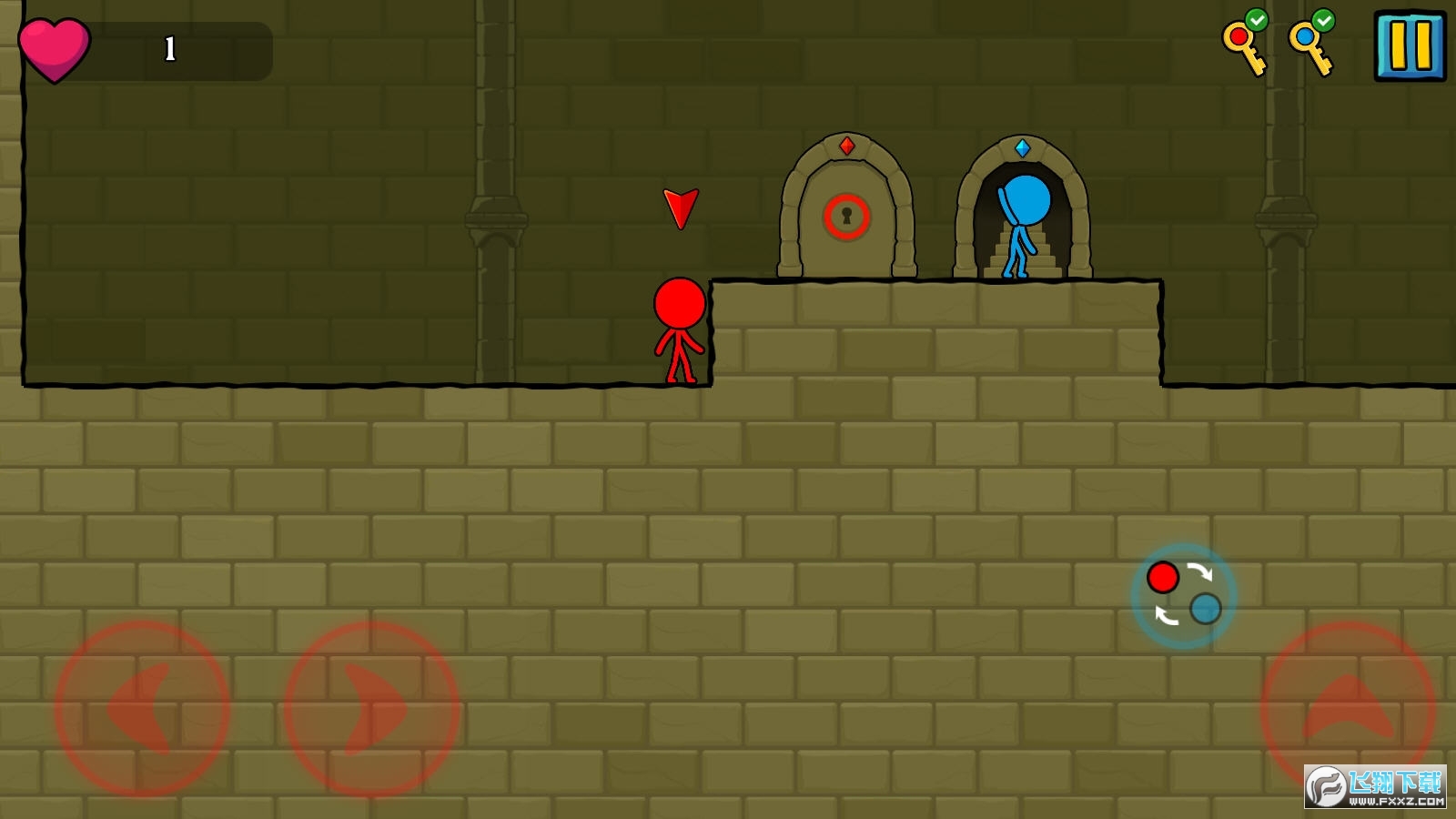 Red & Blue Stickman 2(tc{޸İ)1.4.2׿؈D2