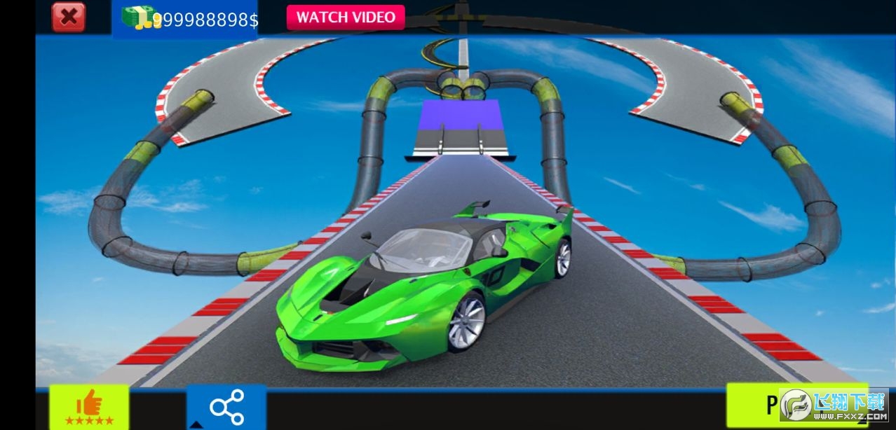 Impossible Rocket Car : Ramp Car Extreme Stunts(µ܇Oؼo޽Ű)v1.1°؈D0