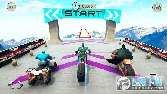 µĦSuperhero Bike Stunt 2021 Mega Ramp Games[1.0°؈D2